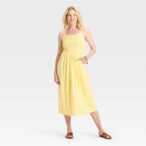 Target Yellow Strappy Dress